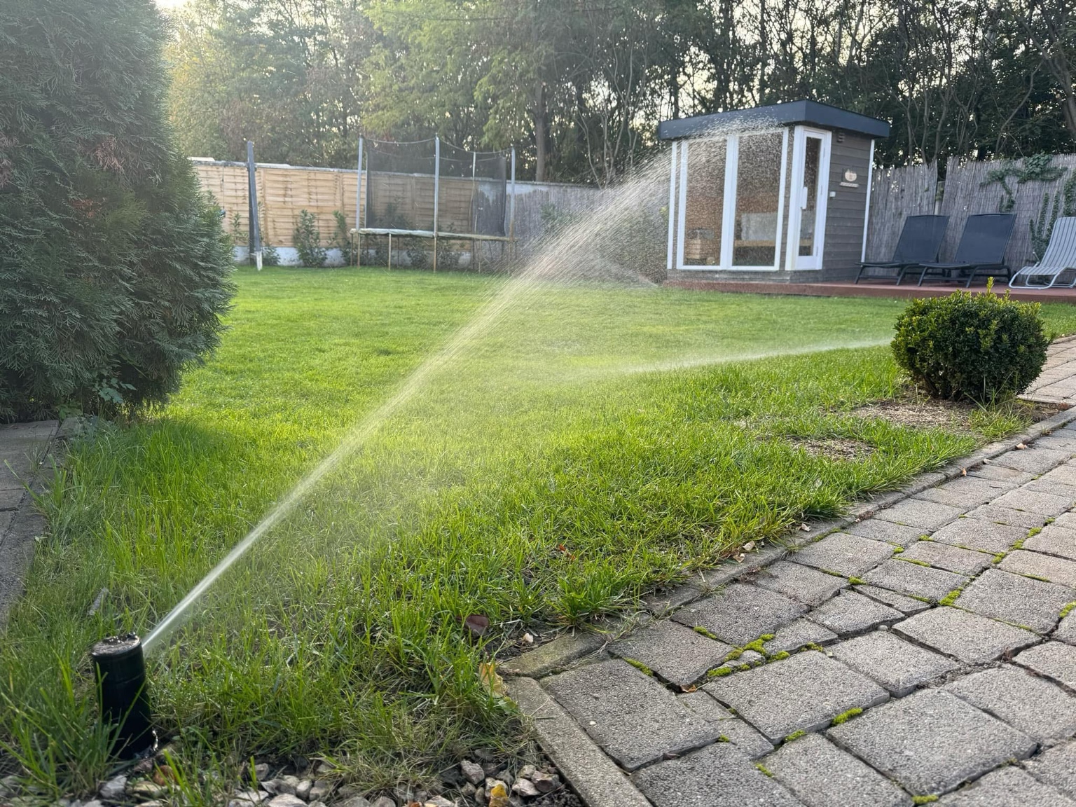 Öntözőrendszer munka